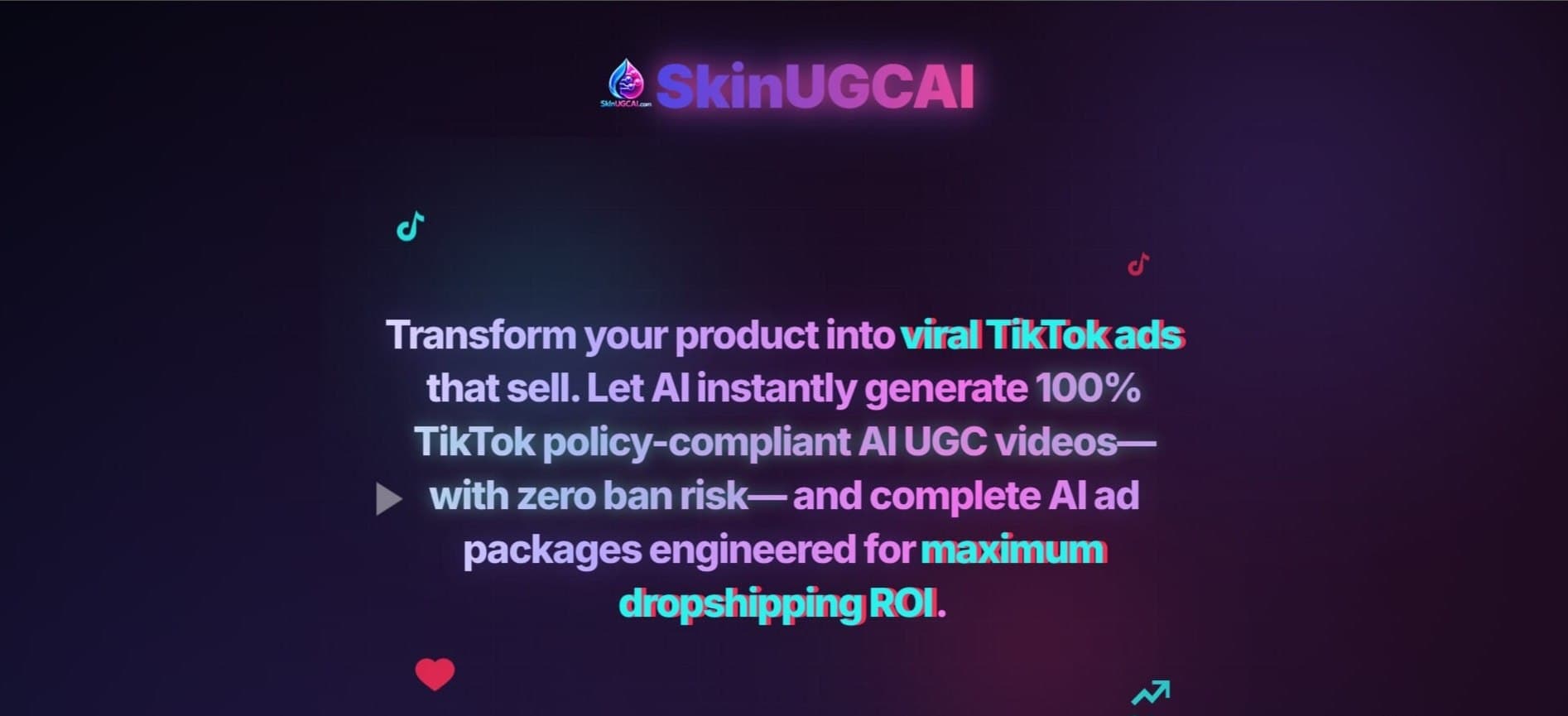 Skin UGC AI screenshot: Need AI UGC video ads for your skincare or dropshipping brand?
Skinugcai.com creates short-form AI...