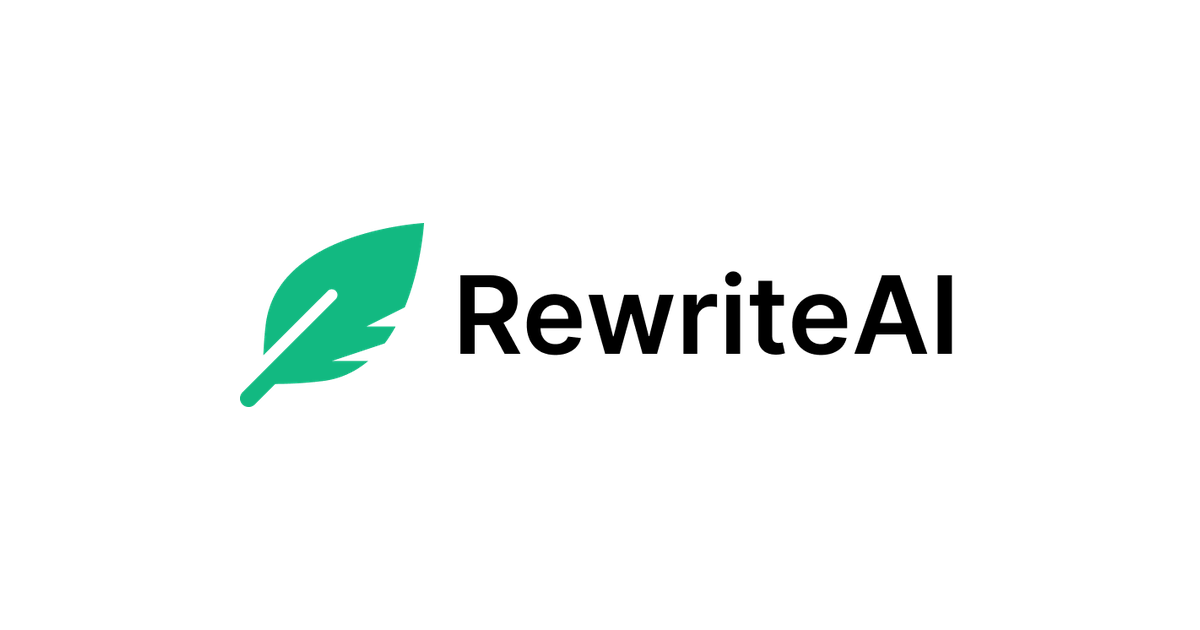 RewriteAI screenshot: Rewrite AI text to human — free AI humanizer