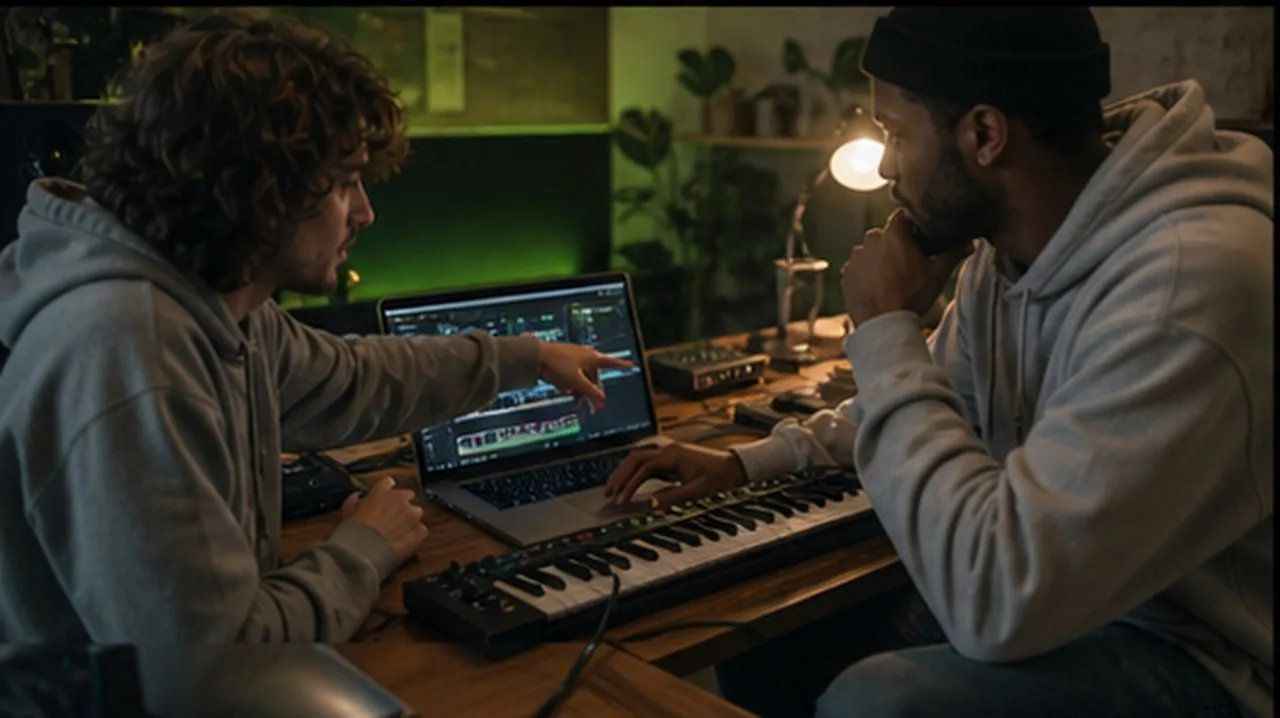 Music Video AI screenshot: Responsible video generation with audio rights verification and mood tools