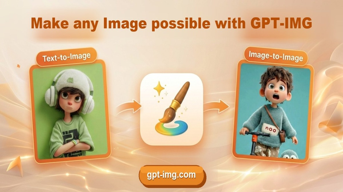 GPT-IMG screenshot: Chat GPT image generator for production-ready visuals