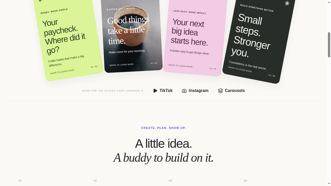 Riffi screenshot: The buddy behind your brand