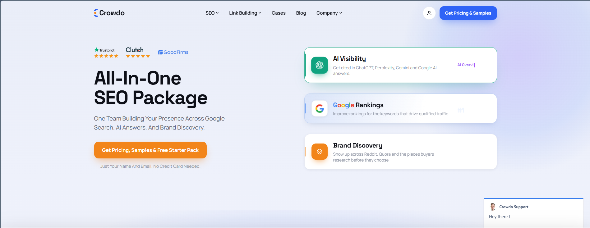CROWDO screenshot: SEO and Link Building Platform for Organic Growth