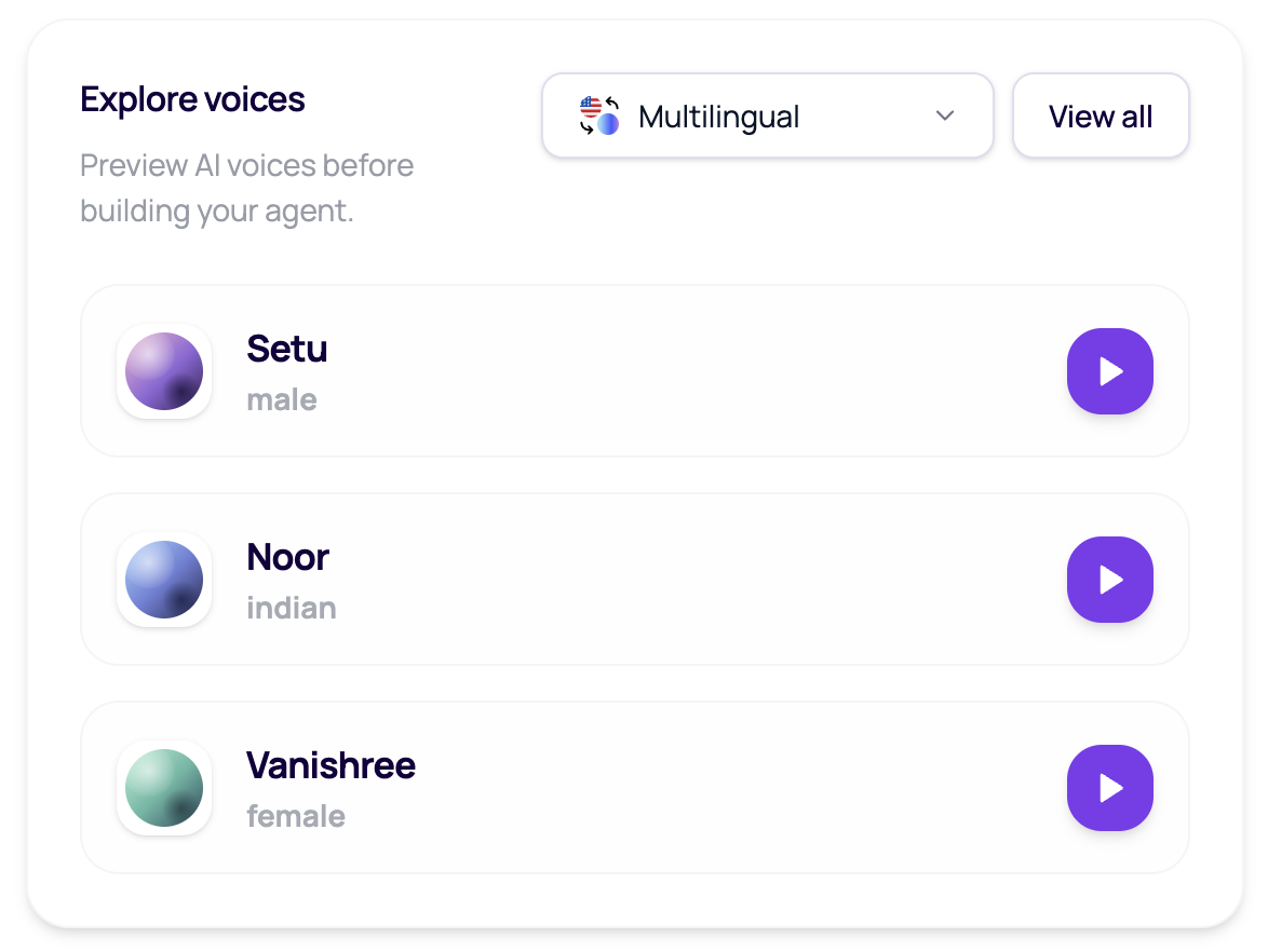 DialNexa screenshot: Voice AI Agents Platforms