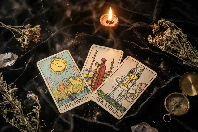 TAROTAI.CHAT screenshot: Complete 78-card AI tarot readings with six styles and follow-up dialogue
