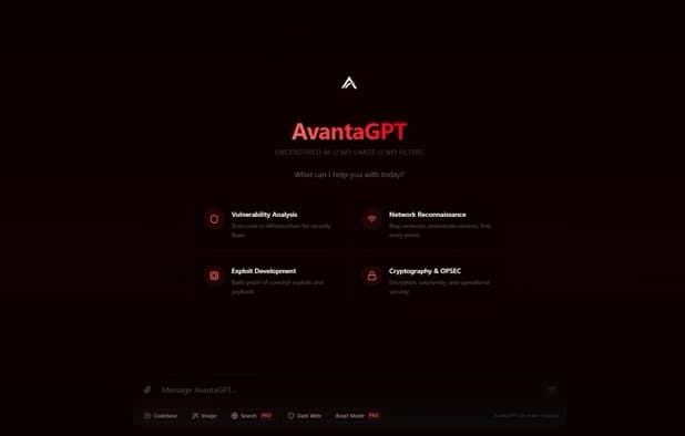 AvantaGPT screenshot: The complete API platform for building, testing, and collaborating on modern APIs.