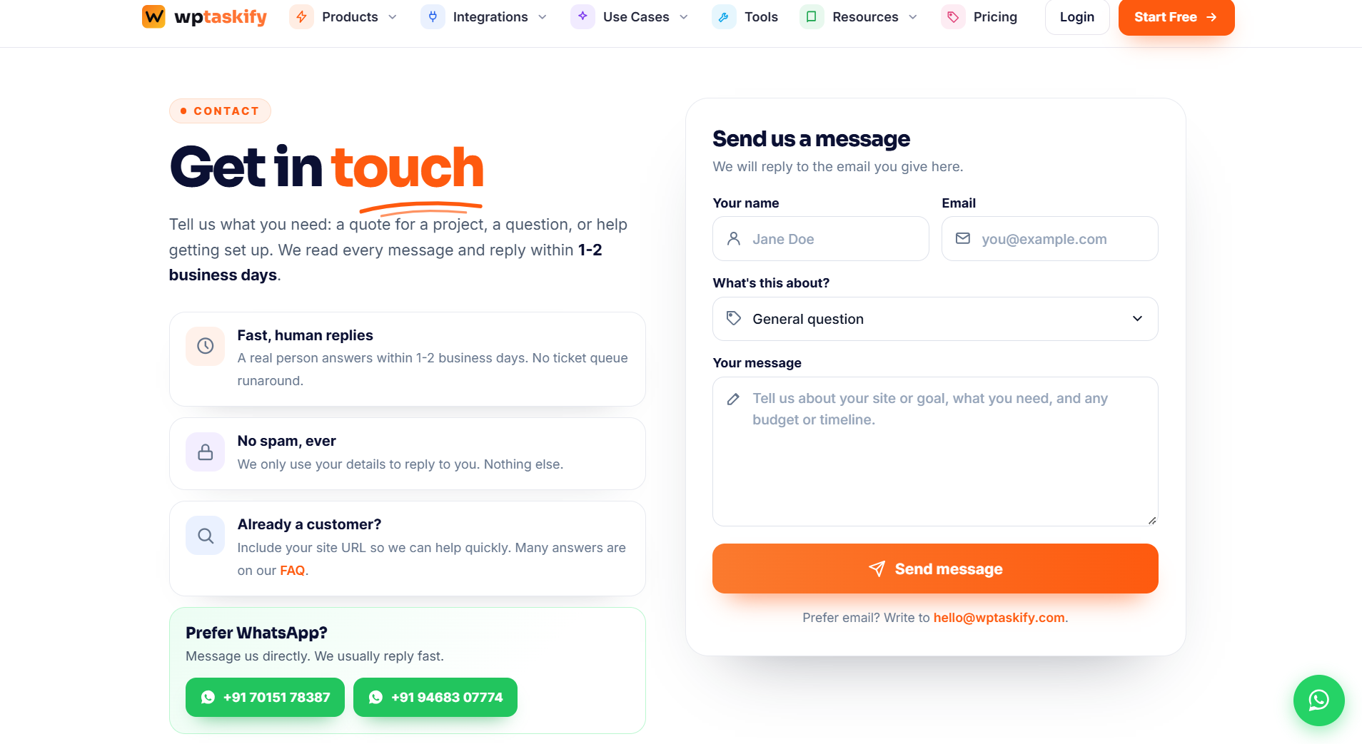 Wptaskify screenshot: Connect Claude or ChatGPT to WordPress, Shopify and Pinterest. 587 tools.