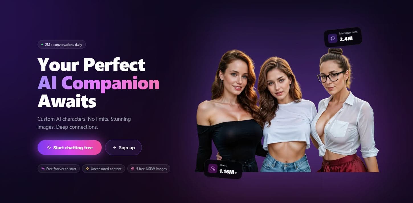 Clonella screenshot: Your Perfect AI Companion Awaits