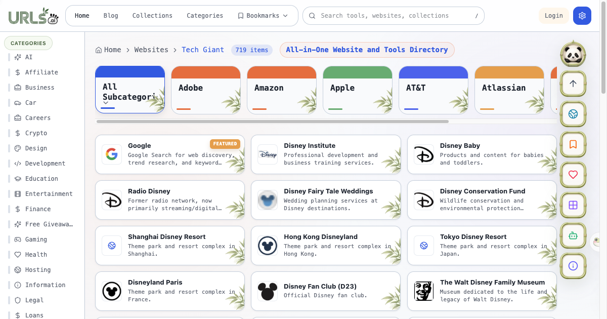 urls.ai screenshot: All your Urls in one place.