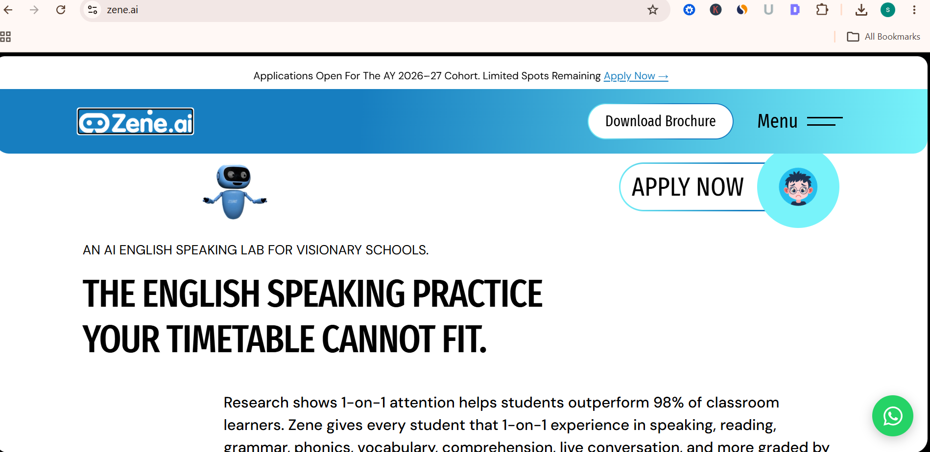 Zene Ai screenshot: AI-powered learning for future-ready students